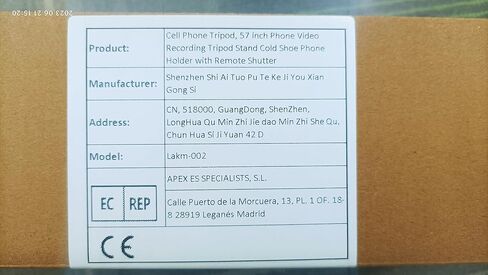 حامل ثلاثي للهاتف، حامل ثلاثي للهاتف الذكي خفيف الوزن للسفر مقاس 57 بوصة قابل للتعديل مع مصراع عن بعد لهاتف iPhone، وكاميرا الهاتف الذكي 3.5 إلى 7 بوصات DSLR GoPro، وتسجيل الفيديو، والبث المباشر in Kuwait