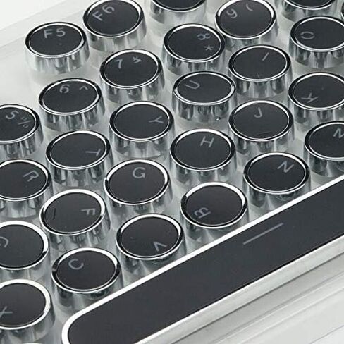 أغطية مفاتيح مستديرة للوحة المفاتيح Steampunk، أغطية مفاتيح بديلة للوحة المفاتيح، أغطية مفاتيح للآلة الكاتبة للوحة المفاتيح الميكانيكية ذات الإضاءة الخلفية، غطاء مفتاح مستدير 104 مفاتيح in Kuwait