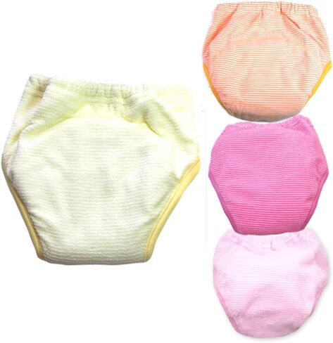 6-layer training pants for 4 sets, 43.3 in (110cm) for girls. Multicolor in Saudi Arabia