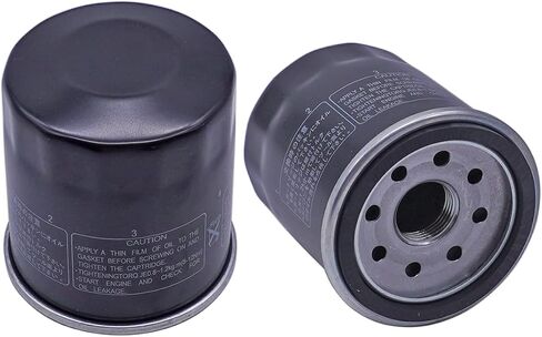 فلتر زيت متوافق مع Yamaha Outboard F15 F25 F40 F50 F60 F70، دراجة نارية YZF-R6 YZF-R1 FZR250 XJR400، 5GH-13440-70 5GH-13440-30 5GH-13440-10 5GH-13440-00 عبوتان in Saudi Arabia