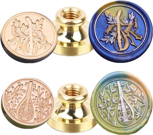 Wax Seal Stamp Kit, ONWINPOR 6pcs Rose Flower Wax Stamp Set Rose Sealing Stamp No Handle, Great DIY Sealing Wax Tools for Invitation Envelope Gift Wrapping (KIT01) in Saudi Arabia