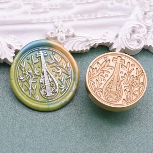 Wax Seal Stamp Kit, ONWINPOR 6pcs Rose Flower Wax Stamp Set Rose Sealing Stamp No Handle, Great DIY Sealing Wax Tools for Invitation Envelope Gift Wrapping (KIT01) in Saudi Arabia