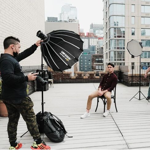 Softbox QR60II Foldable Bowens Mount Softbox, with Honeycomb Grid deep Paraboloid Surface & Carrying Bag in Kuwait