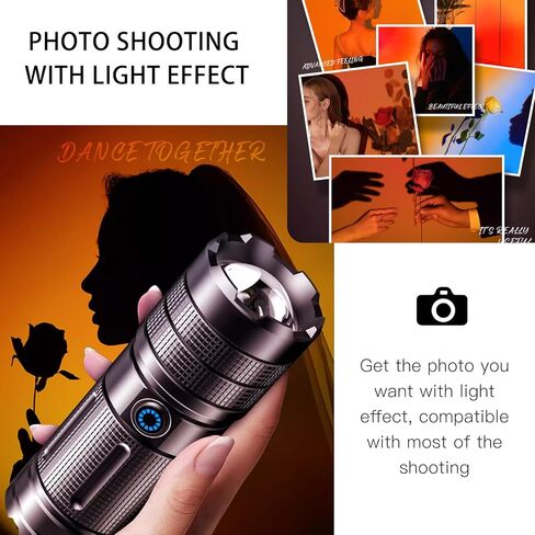 مصباح يدوي BEIYANG بقدرة 30 وات RGB لالتقاط الصور، شعلة إضاءة قابلة لإعادة الشحن، 4 تأثيرات ألوان خفيفة مع 5 صانعات تظليل وعاكس للضوء، مثالية للتصوير الفوتوغرافي والفيديو in Kuwait