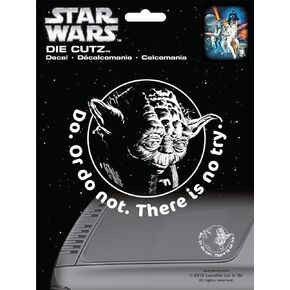 Chroma 3941 Star Wars Yoda Die Cutz Decal, Regular