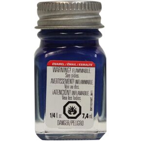 Testors Enamel Paint, Gloss Dark Blue, 1/4-Ounce