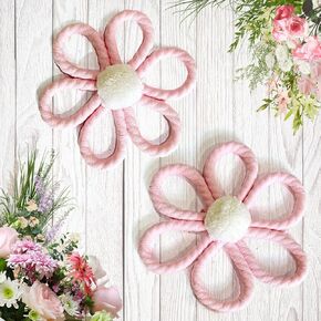 ديكور حائط على شكل زهرة الأقحوان من Ereniko Boho لغرفة نوم الفتيات وغرفة الأطفال وغرفة المعيشة وغرفة المعيشة in Kuwait