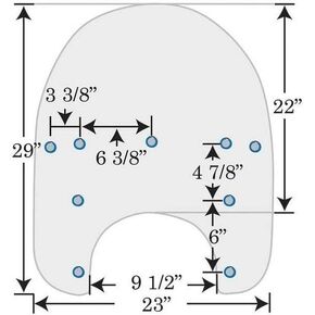 Memphis Shades Standard Windshield for Harley with OEM Mounts (17") (Clear) Compatible with 95-16 Harley FLHR2