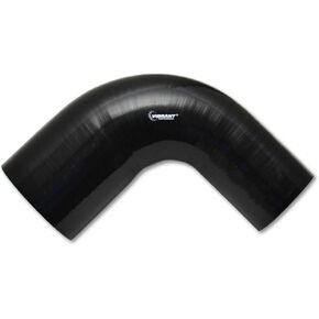 VIBRANT Performance 2785 Black 4 Ply 90 Degree Reducer Elbow, 3" x 4"