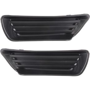Front Fog Light Opening Cover Without Fog Light Holes Left Driver & Right Passenger Side for 2007 2008 2009 Replacement for Toyota Camry w/Out Fog Lamps 5212706050 ,5212806050