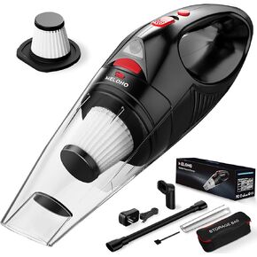 Car Vacuum Cleaner High Power, Portable Handheld Vacuum Cordless Rechargeable with Fast Charge Tech, Huge Motor & Large-Capacity Battery, Powerful Wireless Hand Held Vacuum for Pets, Car, Home