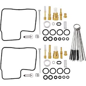 KIPA Carburetor Rebuild Carb Repair Kits for Shadow Spirit ACE 750 VT750C VT750CD VT750DC + Carbon Dirt Jet Cleaner Tool Kit