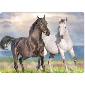 MightySkins Glossy Glitter Skin Compatible with Microsoft Surface Laptop 5 15" Full Wrap Kit - Horse Contrast | Protective, Durable High-Gloss Glitter Finish | Easy to Apply | Made in The USA