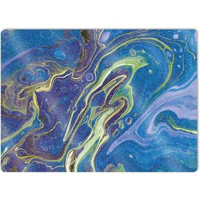 MightySkins Glossy Glitter Skin Compatible with Microsoft Surface Laptop 5 15" Full Wrap Kit - Blue Pour | Protective, Durable High-Gloss Glitter Finish | Easy to Apply | Made in The USA