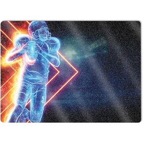 MightySkins Glossy Glitter Skin Compatible with Microsoft Surface Laptop 5 15" Full Wrap Kit - Glow Football | Protective, Durable High-Gloss Glitter Finish | Easy to Apply | Made in The USA