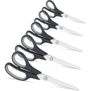 Scissors All Purpose for Office Heavy Duty, 8" Scissors Bulk 5-Pack for Office Sewing Fabric Home Craft School Supplies in Kuwait