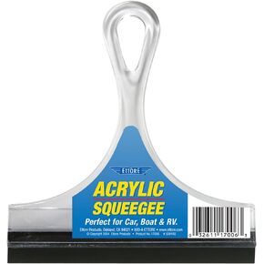 Ettore 17006 Acrylic Squeegee, 6-inch,Clear