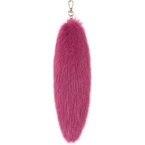 Cute Keychain Faux Tail Keychain Tassel Furry Keychains for Backpacks Bag Handbag Accessory Hook Pendant