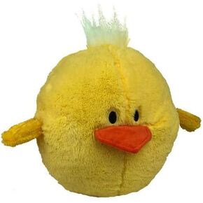 Pet Lou 00361 Chick Ball, 10-inch, Yellow, Super-Soft and Plush Fabric