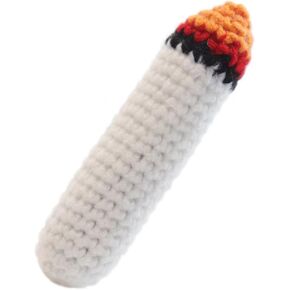 لعبة النعناع البري للقطط المشتركة النعناع البري اليدوية الكروشيه النعناع البري شغل القط كيكر لعبة التسنين مضغ in Kuwait