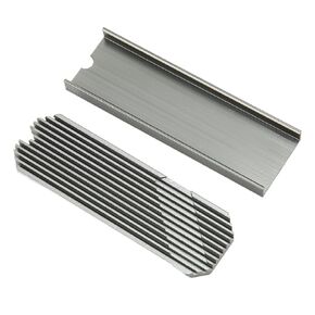 M.2 2280 SSD heatsink, M.2 PCIE NVMe SSD Heat Sink, Computer PC PCIE M2 SSD Cooler for 980 Plus SN850 SN750 SN570 Firecuda 530, Black (Silver)