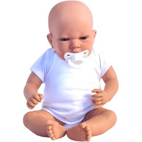 Baby Doll Clothes- White Baby Doll Romper Fits 15-18" Baby Dolls
