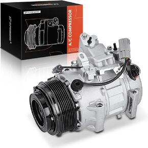 A-Premium A/C Compressor with Clutch Compatible with Toyota Highlander 3.5L 2008-2010