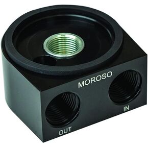 Moroso 23694 13/16"-16 Thread Universal Oil Cooler Sandwich Adapter