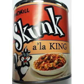 Skunk a'la King- Gag Can of Roadkill!