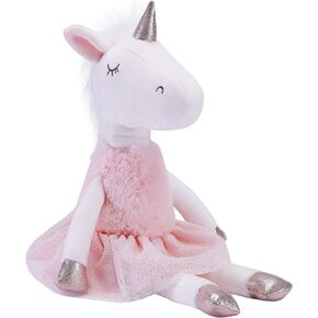 Ballerina Stuffed Unicorn, Unicorn Stuffed Animal, Unicorns Gifts and Doll for Dance Recitals and Ballerinas