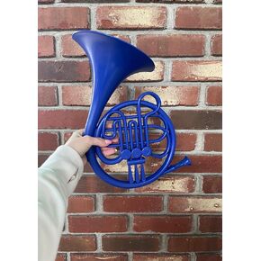 Blue French Horn/HIMYM/Prop Replica/Proposal Prop/Pop Culture Reference (12 in Fully 3D)
