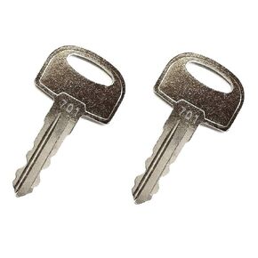 5 Pack Ignition Keys for Ditch Witch JCB Heavy Equipment 45501, 105-1790, 701 (5)