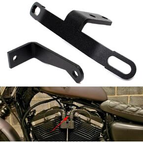 Black Coil Relocation and Ignition Key Bracket Kits Fit for Harley Sportster 883 1200 2007-2021