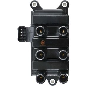 HLZPRODUCT Ignition Coil Pack Set Of 1 Compatible With Ford E150 E250 F150 Freestar Mustang Ranger Taurus Windstar Mazda B3000 MPV Mercury Cougar Monterey 2.5 3.0 3.9 4.2 V6 Replacement For FD498