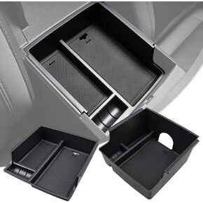Center Console Organizer Tray Bronco Armrest Storage Box Insert Storage Compatible with 6th Gen Ford Bronco 2021 2022 2023 2024 2/4-Door
