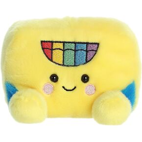 Aurora® Adorable Palm Pals™ Doodle Crayon Box™ Stuffed Animal - Pocket-Sized Play - Collectable Fun - Yellow 5 Inches
