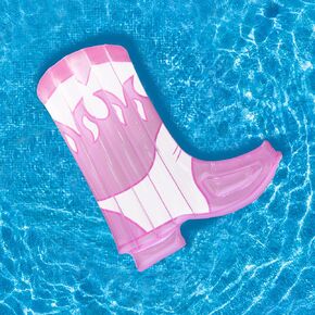 NPW Drinking Buddies Cowgirl Boot Pool Float for Adults Inflatable Pool Rafts, 5' Tall Pool Floats for Adults Summer Pool Party, Lounge Raft Pool Toys, Rodeo Bachelorette Pool Decorations