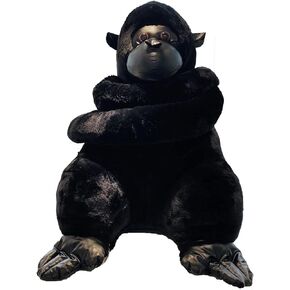 Plush Soft ​Huge Gorilla Stuffed Animal Soft Huggable Gorilla Pillow Super Soft Plush Doll Animal Toy for Kids and Adults Cuddlekins