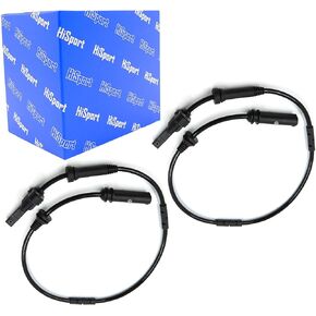 HiSport ABS Wheel Speed Sensor - Rear Left&Right Location, Replaces 51358 5S12944 2ABS2696 ALS2579 AB1060 V207252181 34526788645 34526855050 34526869293 2PCS