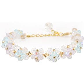 "Enchanting Forest Series Bracelet - Lavender Hand Chain with Tender Purple Flowers, Essential for Summer Girls, Perfect for Graduation Season, Back to School, Shining Like Stars, Bursting with Vibrant Colors"