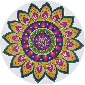 Rangoli Floor Table Sticker Vinyl PVC Home Interior Decoration Gift for Home/Floor Decor/Indian Wedding Festival Decoration/Gift Return Gift.