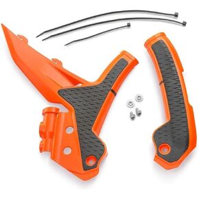 2023 KTM FACTORY RACING FRAME PROTECTION SET (ORANGE/BLACK)