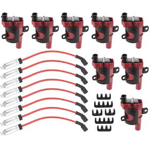 UF262 Ignition Coil Wire Pack for Chevrolet Express Silverado GMC Savana Sierra Yukon Buick Rainier Cadillac Escalade 1999-2007 C1251 D585