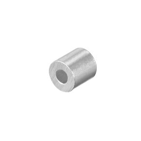 uxcell Aluminum Crimping Loop Sleeve Round for 3/64" - 1/16" Wire Rope Pack of 100
