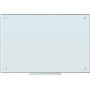 U Brands Magnetic Glass Dry Erase Board, Only for Use with HIGH Energy Magnets, 35 x 47 Inches, White Frosted Surface, Frameless (2299U00-01)