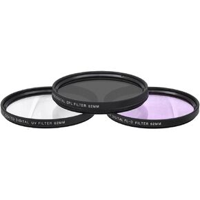 Xit XT62FLK 62mm 3-Piece Multicoated HD Digital Lens Filter Set