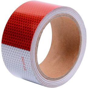 Conspicuity Reflective Tape Roll Dot Class 2 Trucks Trailers Safety Warning Sign 7''White 11''red