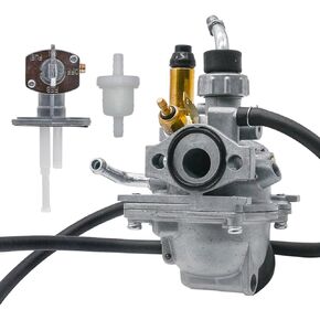 TTR50 Carburetor Fits for Yamaha TTR 50 TTR50E 50cc 2006-2011 Dirt Bike Motorcycle Carburetor with Heater Compatible with Fuel Petcock Valve