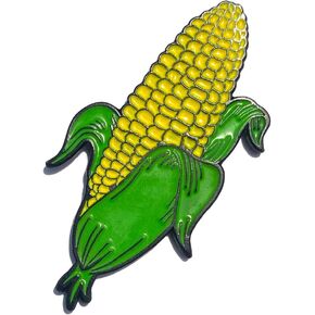 Tasty Ear Of Corn Enamel Pin, Brooch for Jacket, Tote, Hand Bag Active