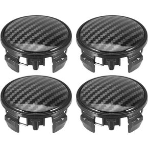 X AUTOHAUX 4 Pcs 62mm Wheel Center Hub Caps Hubcaps Covers Universal Rims Hub Cap Parts for Car Black Base Outer Diameter: 56mm / 2.20"(D)